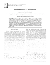 A Weathering Index for CK and R Chondrites