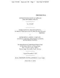 ROBIN BAPTISTE; DEXTER BAPTISTE, on Behalf of Themselves and All Others Similarly Situated, Appellants V