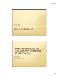 Mrsa: a Team Approach