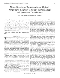 Noise Spectra of Semiconductor Optical Amplifiers: Relation