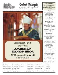 Saint Joseph at All Masses Defibrillator Class-Feb