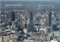 View of the Three Barbican Centre Towers from the Shard's Viewing