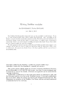 Writing Netfilter Modules