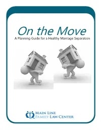 A Planning Guide for a Healthy Marriage Separation