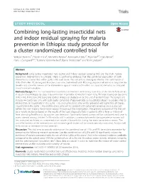 Combining Long-Lasting Insecticidal Nets and Indoor
