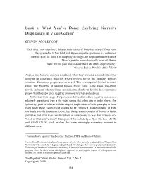 Look at What You've Done: Exploring Narrative Displeasure In