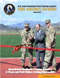 Operational Readiness Training Complex & Track and Field Ribbon