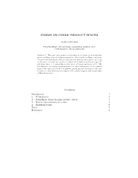 Forms on Inner Product Spaces