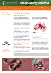 Woma Python and Inland Taipan