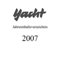 1 Yacht Inhalt 2007