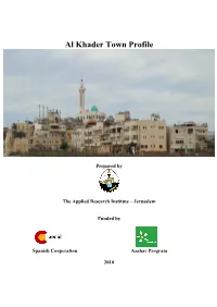 Al Khader Town Profile