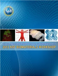 2012 Nsf Biomaterials Workshop