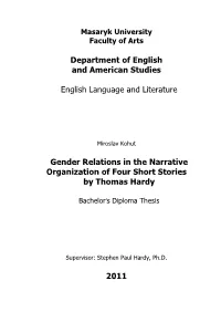 Department of English and American Studies English Language And