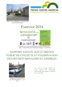 Exercice 2014