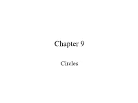 Geometry Notes Ch 09