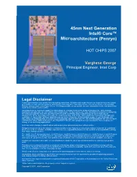 HC19.21.810.45Nm Next Generation Intel® Core™ Microarchitecture