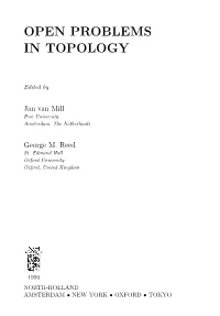 Open Problems in Topology