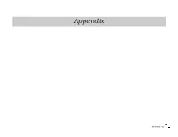 Plan Appendix