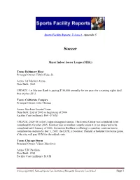 Soccer (Appendix 5)