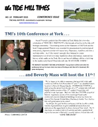 The TIDE MILL TIMES