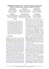 Automatic Sentiment and Viewpoint Analysis of Slovenian News Corpus