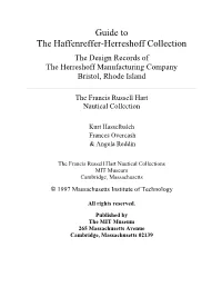Herreshoff Collection Guide [PDF]