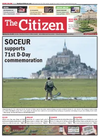SOCEUR Supports 71St D-Day Commemoration