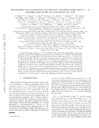 Time-Of-Flight Mass Measurements of Neutron-Rich Chromium Isotopes Up