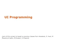 UI Programming
