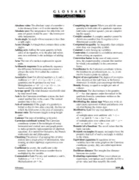 Glossary-Index