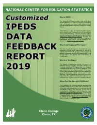 2019 IPEDS Data Feedback Report