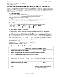 Antler Cafe & Bar State Register Nomination, 5RT