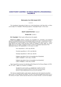 Constituent Assembly of India Debates (Proceedings) - Volume Ix