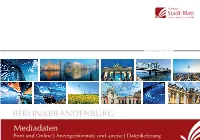 Mediadaten Teltower Stadt-Blatt Verlag 2020