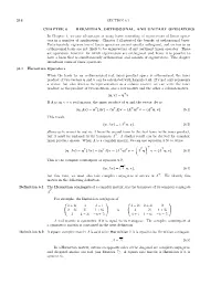 216 Section 6.1 Chapter 6 Hermitian, Orthogonal, And