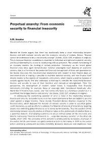 From Economic Security to Financial Insecurity