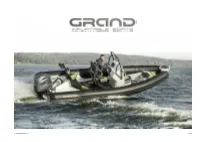 Grandboats.Com 2020 Golden Line 6 Silver Line 36 Drive 54 Technical Data 68