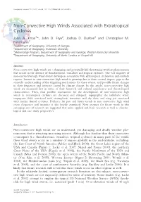 Nonconvective High Winds Associated with Extratropical
