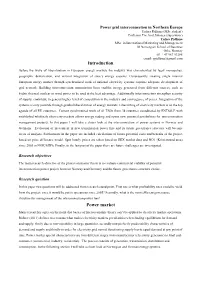 Paper I Will Take a Closer Look at the Interconnection of Power Systems in Norway and Germany