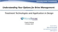 Understanding Your Options for Brine Management