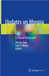 Updates on Myopia