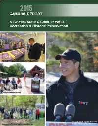 2015 State Council of Parks Annual Report