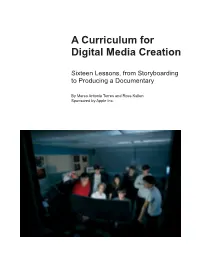 A Curriculum for Digital Media Creation
