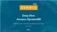 Deep Dive Dynamo DB