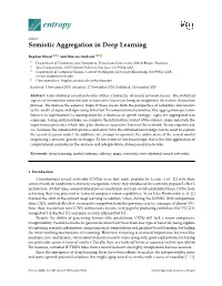 Semiotic Aggregation in Deep Learning