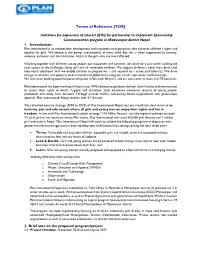 Terms of Reference (TOR)