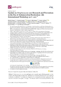 Update on Streptococcus Suis Research and Prevention In