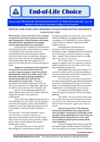 Critical Year Starts with Personal Attacks From