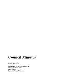 Council Minutes