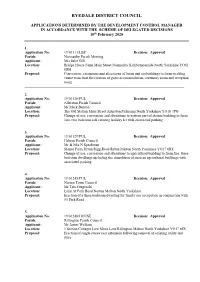 Delegated List , Item 42. PDF 44 KB